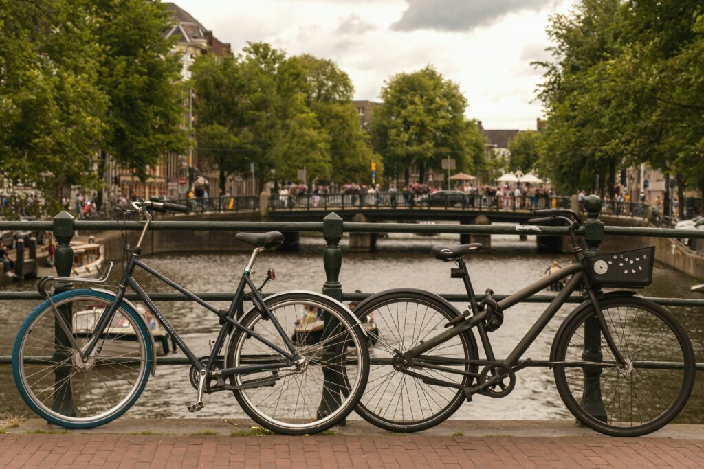 bicycles in amsterdam