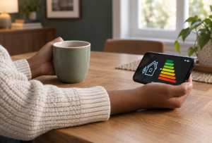 energy-saving household smart metre on mobile phone